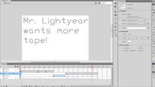 Flash Animation   Animating Text 2
