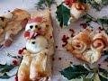 Calzone decorato a tema natalizio senza lievitazione