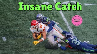 Travis Kelce’s INSANE 19 yard Catch SHOCKS the entire Seahawks Crowd and Break NFL History