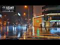 [ASMR] Rainy Night Tokyo Shinjuku City Relaxing Alley Walk | Japan 4K HDR