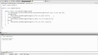 JAVA Tutorial - Making Basic Decisions(If and Else if) - Session 3
