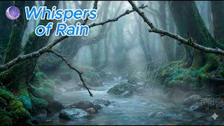 Whispers of Rain in the Misty Forest