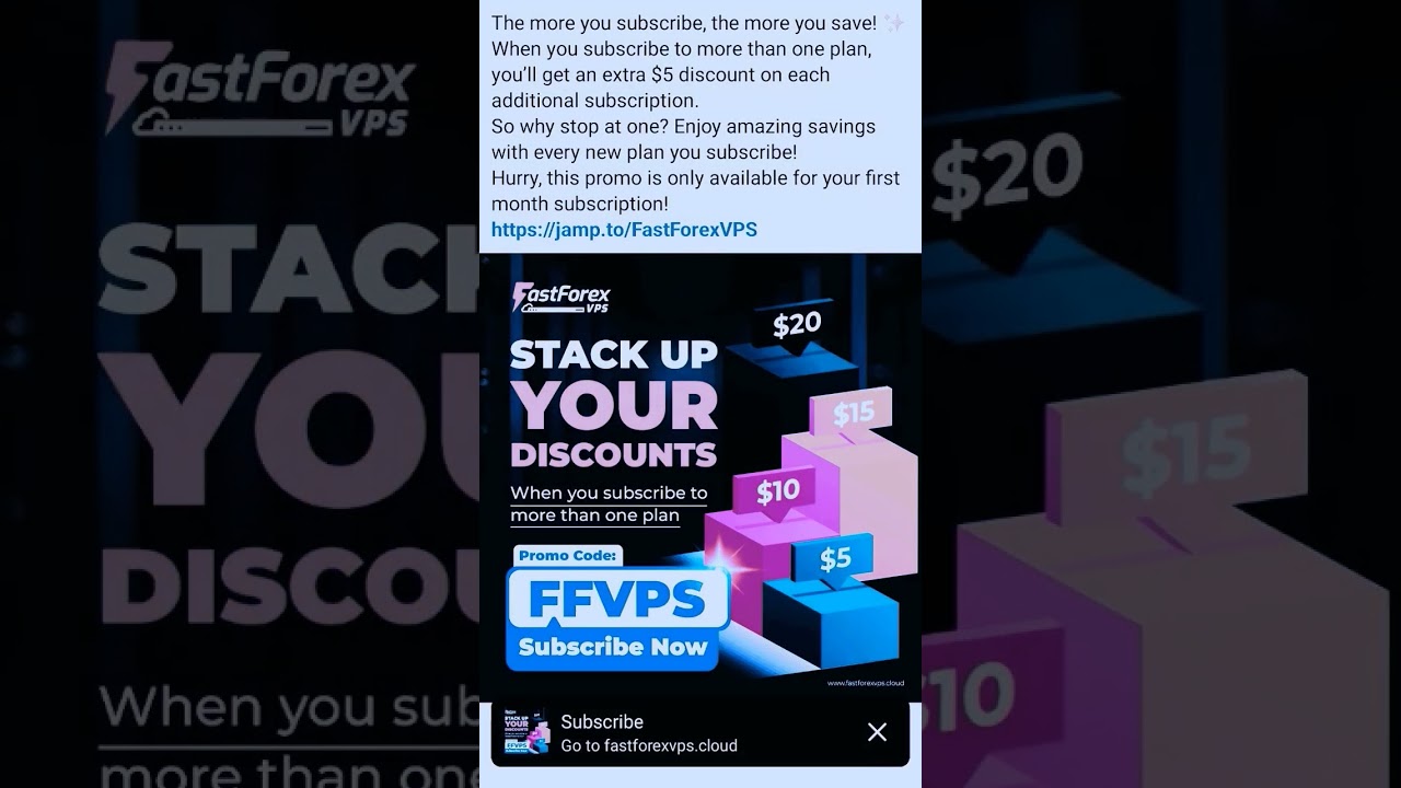 FastForex VPS COUPONS - SAVE BIG ON FOREX VPS HOSTING PLANS 