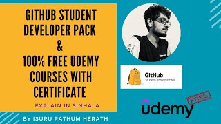 Explain GitHub Student Developer Pack and 100% Free Coupons for Udemy Courses with Certificates