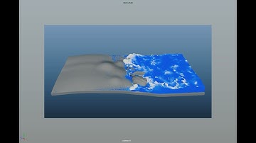 Maya bifrost ocean simulation (WIP)