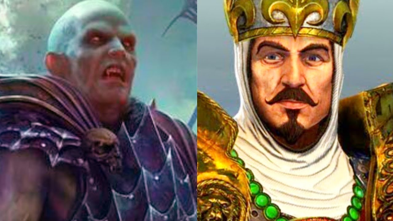 Mannfred von Carstein And Louen Leoncoeur convarsation.