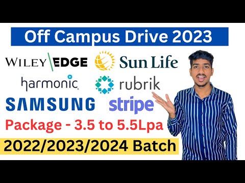Wiley Edge Off Campus Drive 2023 | Samsung Recruitment 2023 | Internship for 2024 Freshers Hiring