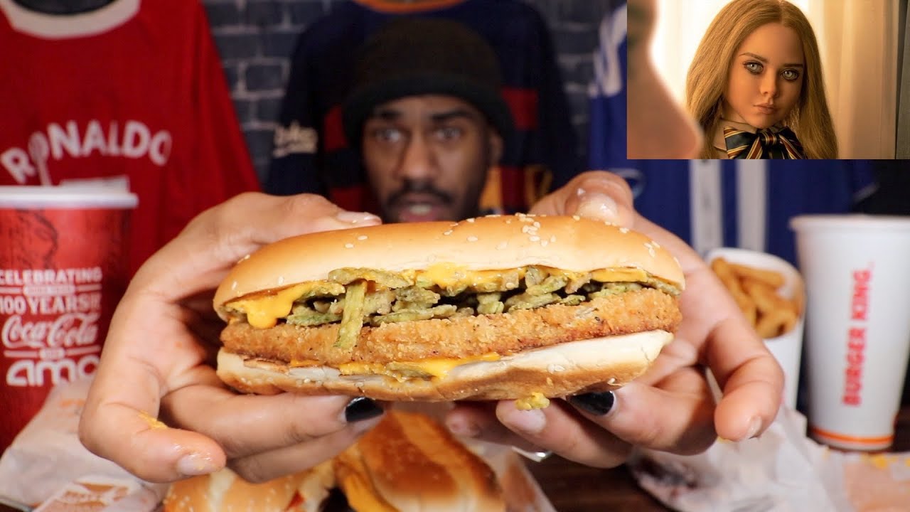 TRYING BURGER KINGS NEW SPICY CHICKEN SANDWICH + MUKBANG