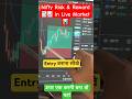 Trading में Entry बनाना सीखें | Live Analysis for Entry In Nifty 50 #nifty #analysis #live #learn
