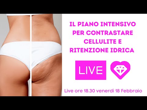 IL PIANO INTENSIVO PER CONTRASTARE LA CELLULITE | Evento LIVE!