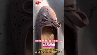 Laser Perforation Solution for Shoe Uppers | Custom Punching #laserperforation #shoesdesign