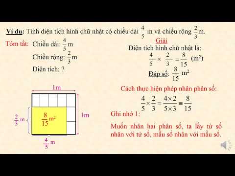Toán Lớp 4 - Tuần 25 - Bài: Phép nhân phân số (tr 132, 133)