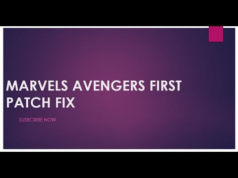 MARVEL&rsquo;S AVENGERS FIRST PATCH FIX IS OUT | CRASHING & STABILITY ISSUES FIXED |