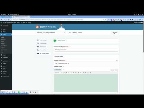 WP Voting Contest Gravity Forms Extension