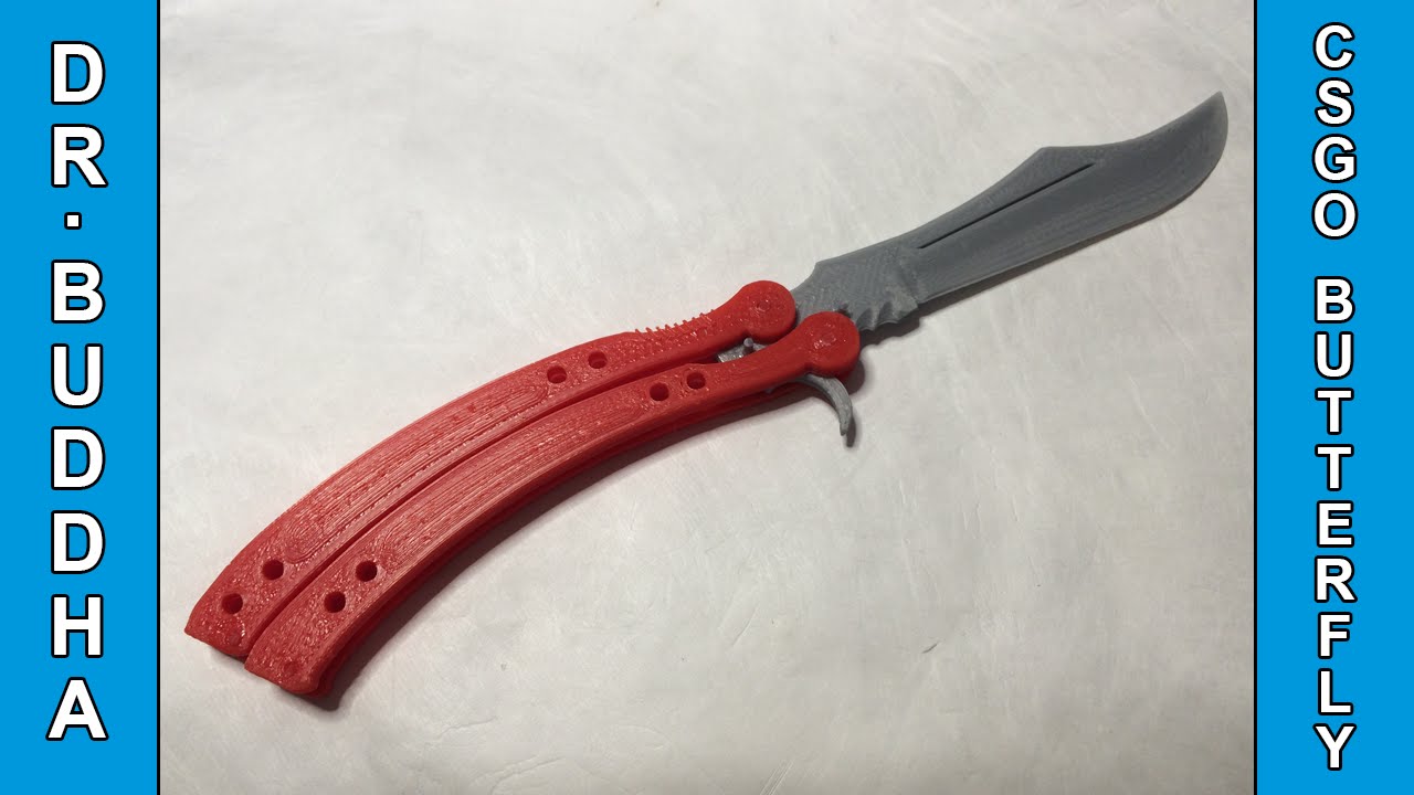 3D knife: Butterfly knife CS:GO - YouTube