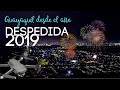 Toma aérea de fuegos artificiales - Fin de año - Guayaquil