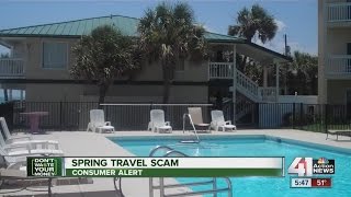 Consumer Alert: Spring travel scam
