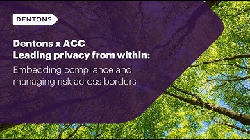 Leading privacy from within: Embedding compliance and managing risk across borders