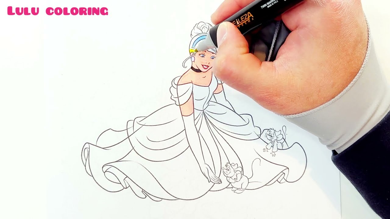 Disney Princess Princess Cinderella Coloring Book Learn How To Color Disney Princess Princess Cinderella Coloring Book Learn How To Color