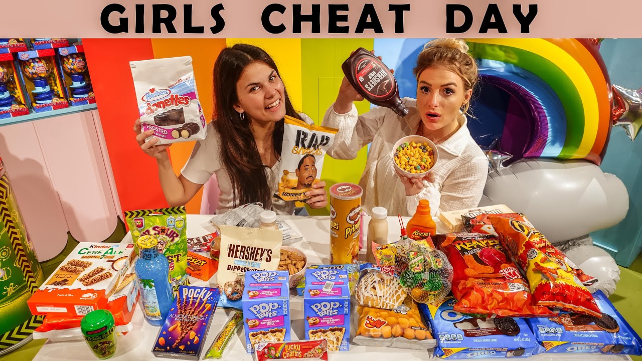 Wir essen 1 Tag lang alles was wir wollen mit Louisa von Mädchen WG