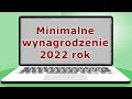 Минимальная зарплата в Польше в 2022 году/Minimalna pensja. 2022 rok
