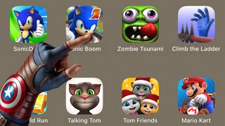 I play SonicDash, Sonic Boom, Talking Tom, Best American Android IOS games, Barokah Gameplay screenshot 1