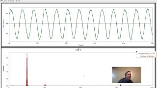 UBC Okanagan PHYS 121/122 - Lab 3: Part 2 - 250 Hz tuning fork in air and placed on a table