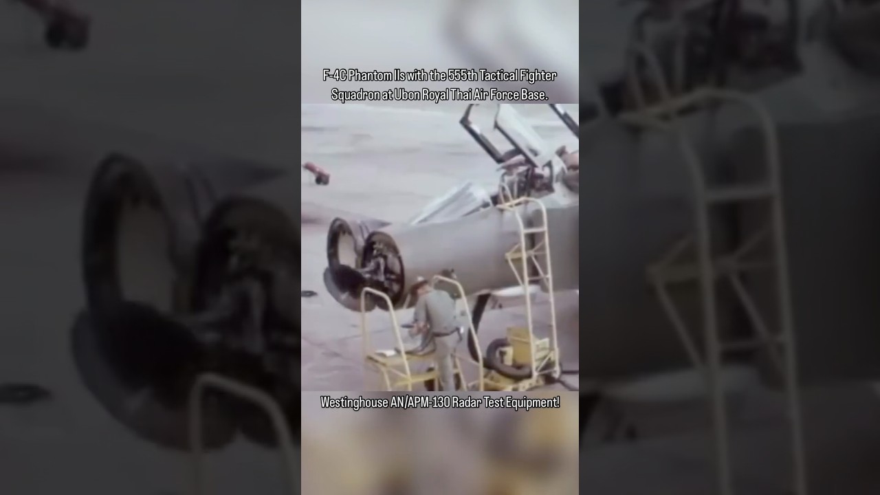 F-4C Phantom IIs with the 555th Tactical Fighter Squadron at Ubon Royal Thai Air Force Base.