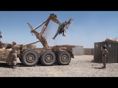 Marines Combat Logistics Patrol (CLP) to FOB Payne, Afghanistan