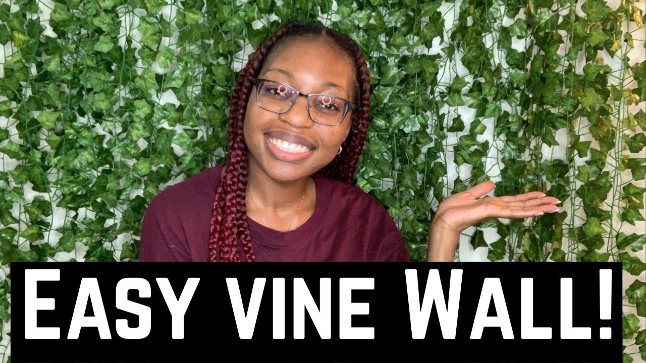 Easy Vine wall  DIY backdrop 