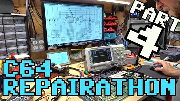 C64 Repairathon! Part 4 - Fixing the #1 machine and performing the "weak video fix"