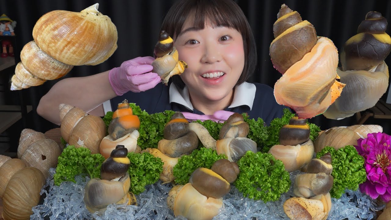 Улиток🐚Mukbang eating show
