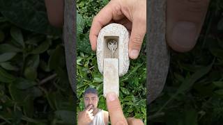 Safely Secure your keys 📌Hidden Stone Design Garden Security Box