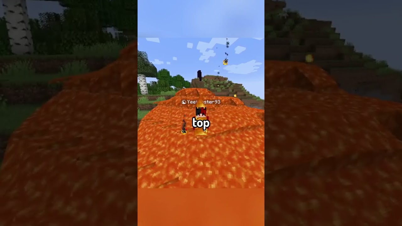 The lava bucket is op! 