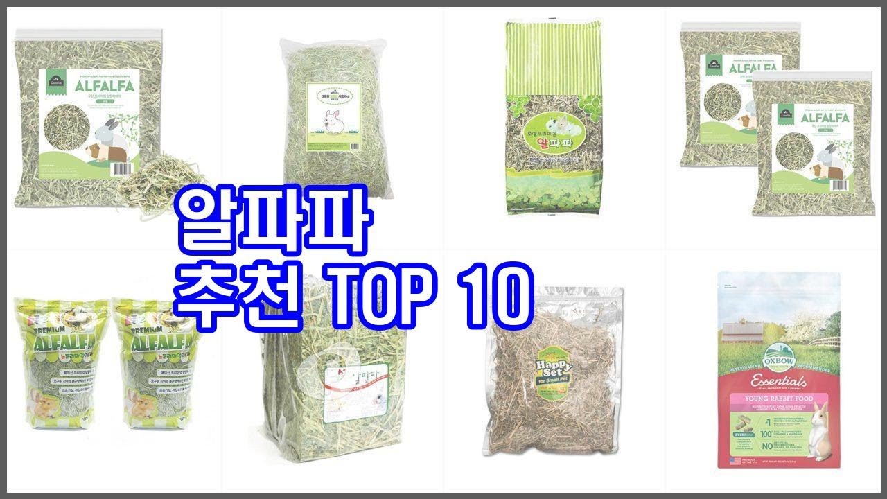 알파파 추천 비교분석 가격, 상품평, 구매량 순위 TOP 10 - YouTube