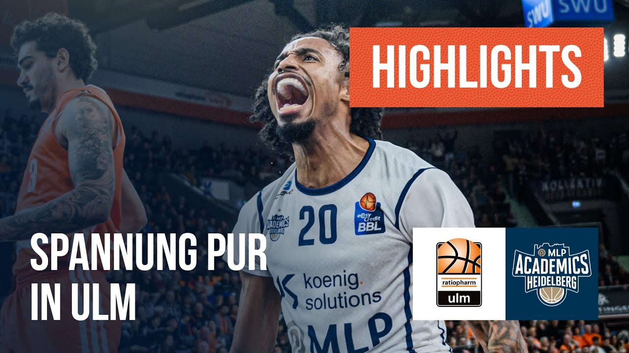 Highlights ratiopharm ulm MLP Academics Heidelberg (Saison 2024/25