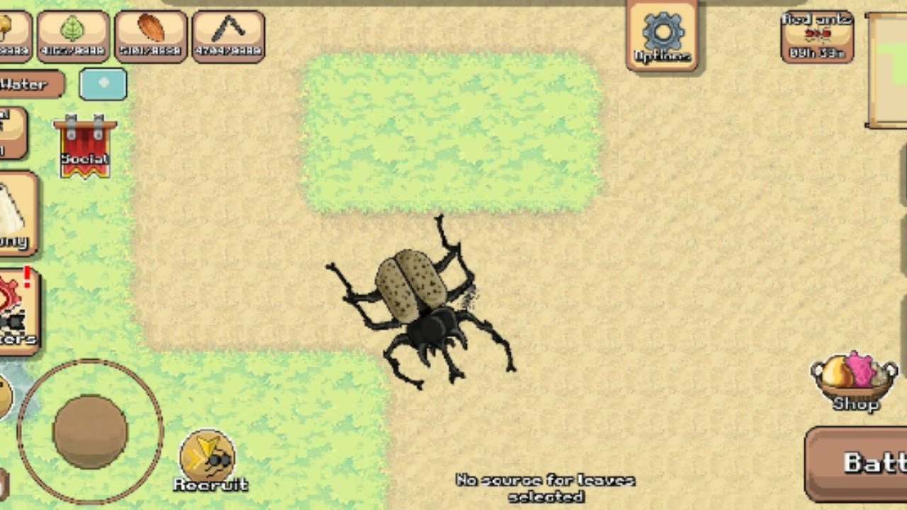 Unlocking the legendary crab with some testing and upgrades and a beetle. Pocket ants ep.1 YouTube