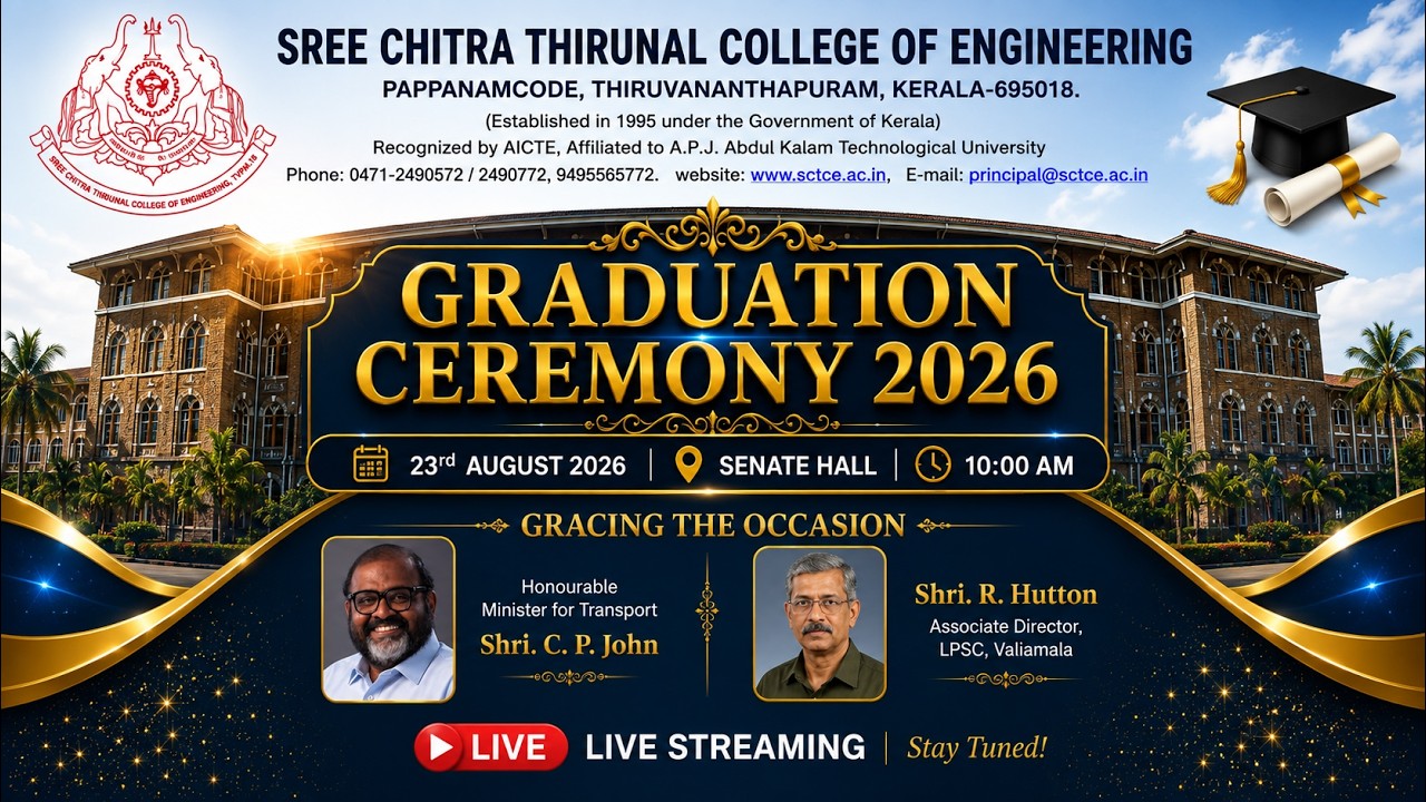 Graduation Ceremony 2026, The 23th Day Of August Venue: Senate Hall   Time: 10 Am