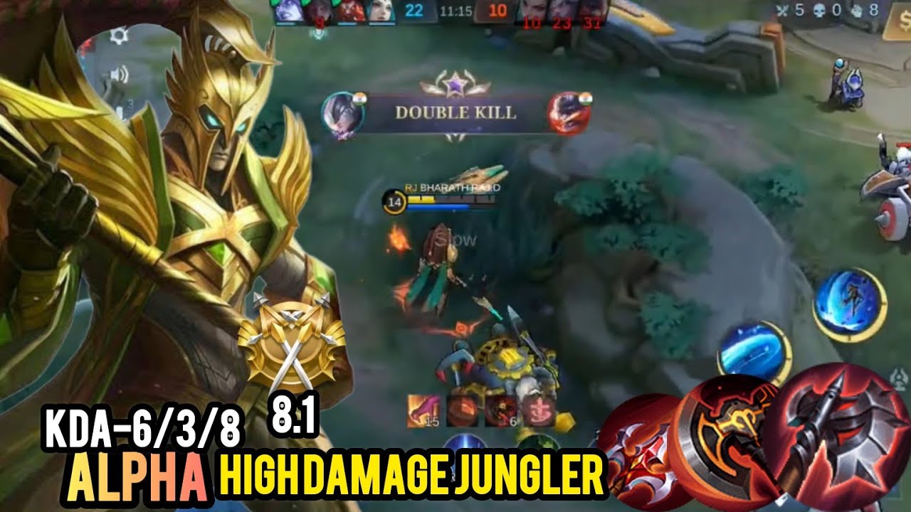 Alpha High Damage in jungling  
