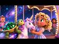 Baby’s Moonbeam Carousel 🌙🎠 Magical Bedtime Song for Kids | Calm Nighttime Adventure