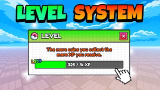 HOW TO MAKE A LEVEL SYSTEM | Roblox Studio (DATASAVING & XP)