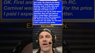Entitled Man says ICON of the Seas Sucks. My response! #shorts