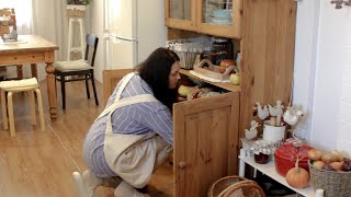 Slow life in my cozy spring kitchen. Simple life in a country house. Sewing, Easter decor by Olesya & house 207,841 views 2 months ago 28 minutes