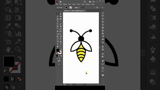How to Create Bee Logo Design in Adobe Illustrator cc #bee #logo #icon #svg #illustrator