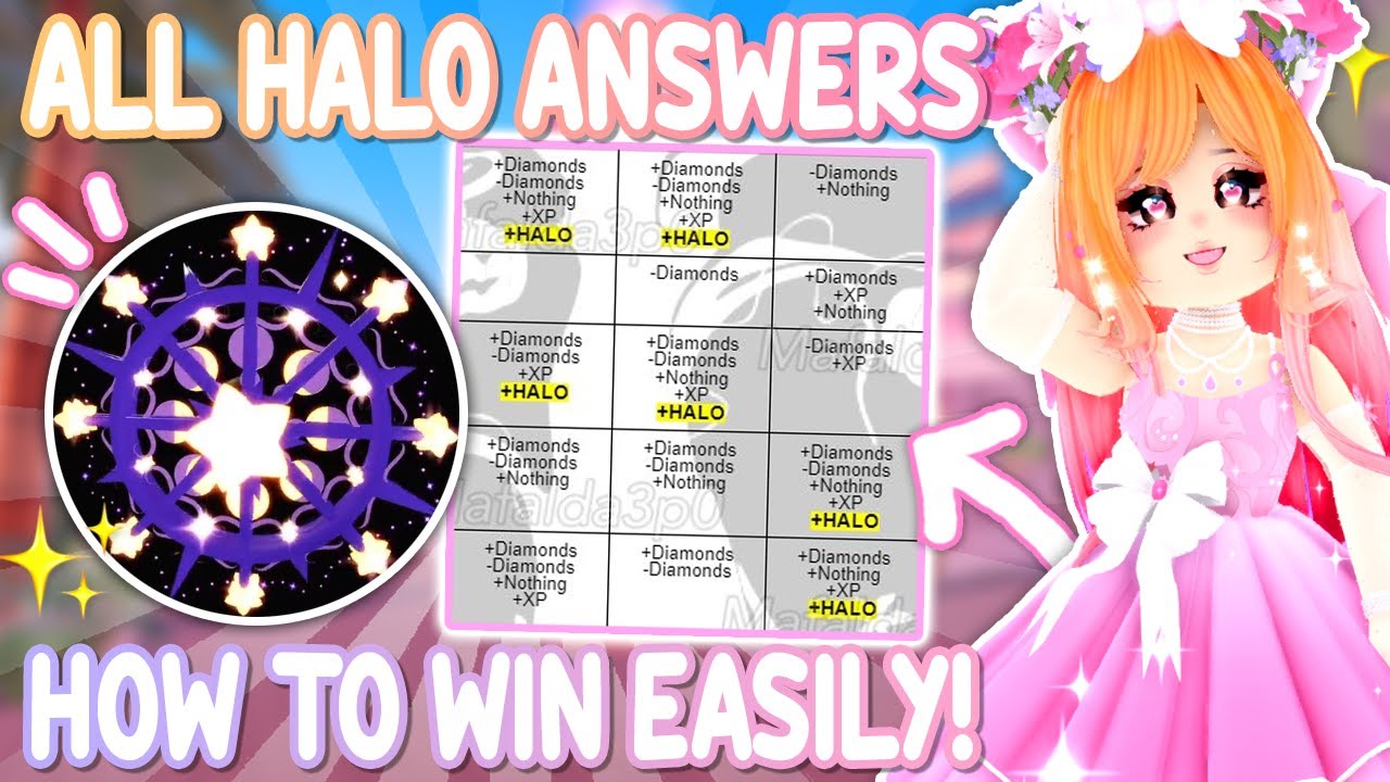 🎀ALL 18 HALO ANSWERS To WIN HALLOWEEN HALO 2022 EASILY! 👑Royale High