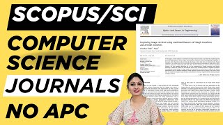 Scopus Indexed Computer Science Journals without APC  | SCI | UGC Care Listed | @turningpoint15