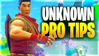 NEW PRO TIPS YOU NEED TO KNOW!! (Fortnite Battle Royale)