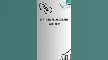 Statistical Assistant || Mock test #statisticalassistant #keralapsc #economicstatistics #statistics