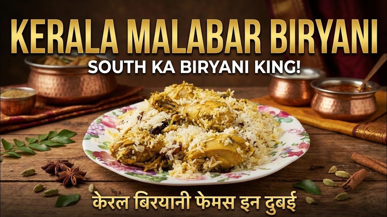 केरल का फेमस बिरियानी| एक बार खा कर देखो उंगलियां चाटते रह जाओगे| Malawar chicken biryani| Kerala