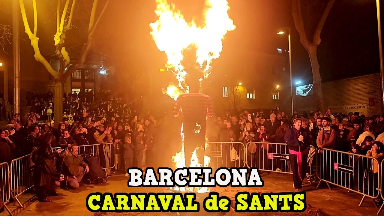 Entierro del Rey Carnaval | Gala de Premios Carnaval de Sants 2026 Barcelona, España